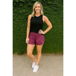 FP Movement Free People The Way Home High Rise Athletic Shorts Large